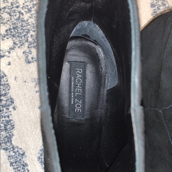 [NWOT] Rachel Zoe Black Suede Ginz Ankle Boot - Picture 5 of 7